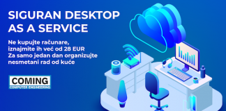 Iznajmi laptop, brzo podešavanje za rad od kuće