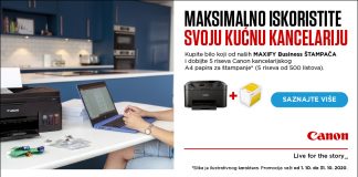 Maksimalno iskoristite svoju kućnu kancelariju uz MAXIFY business štampač