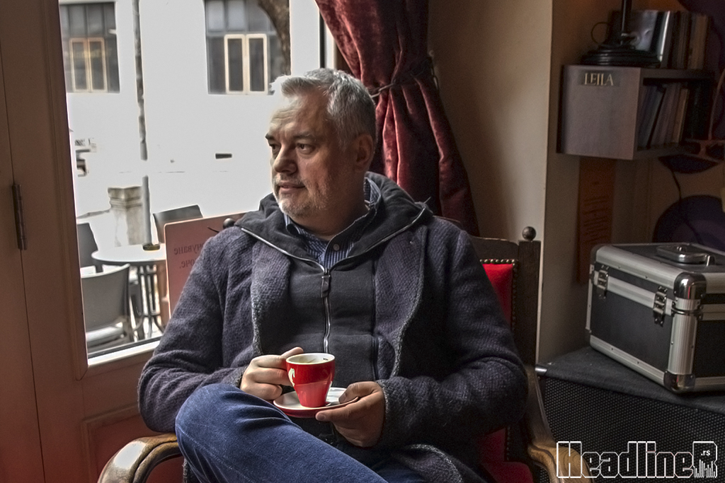Rodoljub Stojanović (fotografisano u kafeu Leila, Jevremova 6)/ Photo: AleX