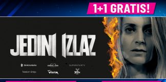 ,,Jedini izlaz“ film na specijalnoj akciji 1+1 gratis od 8. do 11. aprila