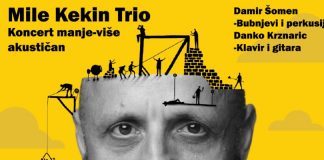 Mile Kekin Trio nastupiće u nedelju, 26.septembra od 21 sat u klubu Fest u Zemunu.