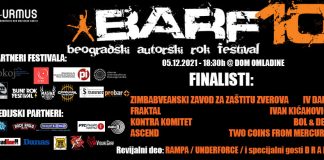 Udruženje rok muzičara Srbije (URMUS) objavilo je imena finalista BARF10