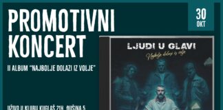 Ljudi u glavi u nedelju u Kuglašu!