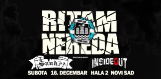Šank i Inside Out gosti na velikom koncertu Ritma Nereda u Novom Sadu
