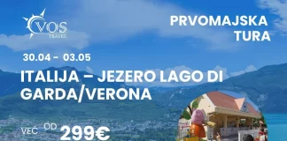 Gde za 1.maj? Moj izbor JEZERO LAGO DI GARDA u Italiji