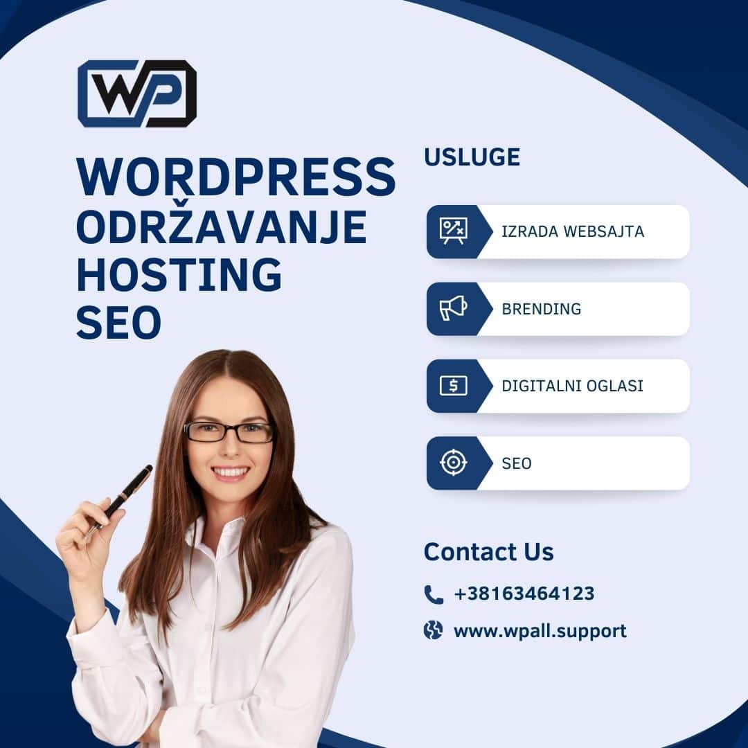 wordpress odrzavanj i hosting