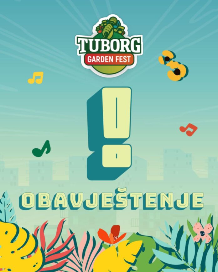 Tuborg Garden Fest se pomjera na 1. i 2. avgust