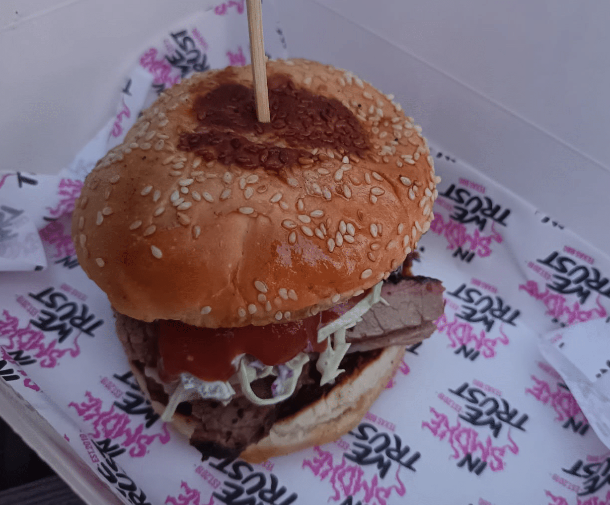 Texas BBQ - Brisket burger